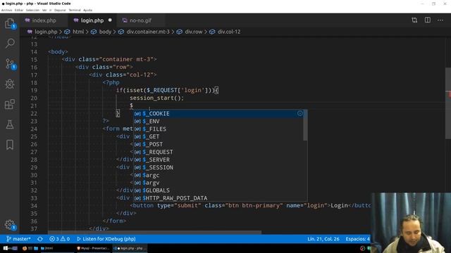 Curso de PHP? y MySql? [61.- Login de usuarios? (parte 1)] смотреть онлайн