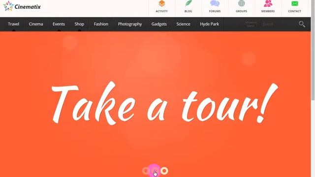 Cinematix - BuddyPress Theme Preview смотреть онлайн