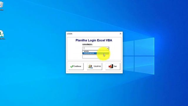 Planilha Login Excel VBA Grátis смотреть онлайн