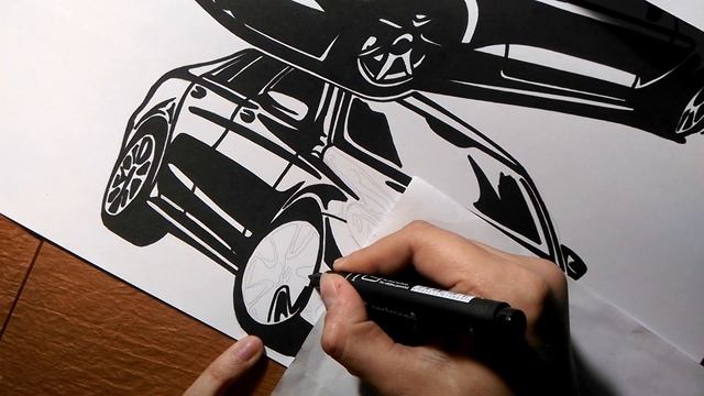 How to draw Mercedes-Benz S-class W222 | Как нарисовать Мерседес-Бенц | Drawing Mercedes-Benz W222 смотреть онлайн