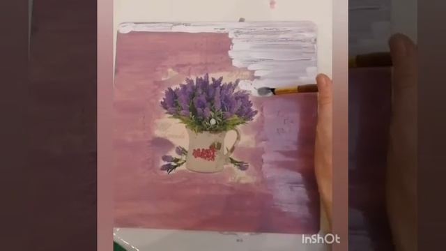 Декорируем часы меловыми красками Chalky Pait, техника Декупаж, Кракелюр смотреть онлайн