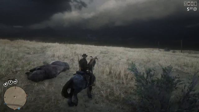 Red Dead Redemption 2 Online Bison Lightning Strike смотреть онлайн