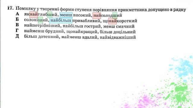 Розбір пробного ЗНО з української мови (2017). ВРГД смотреть онлайн