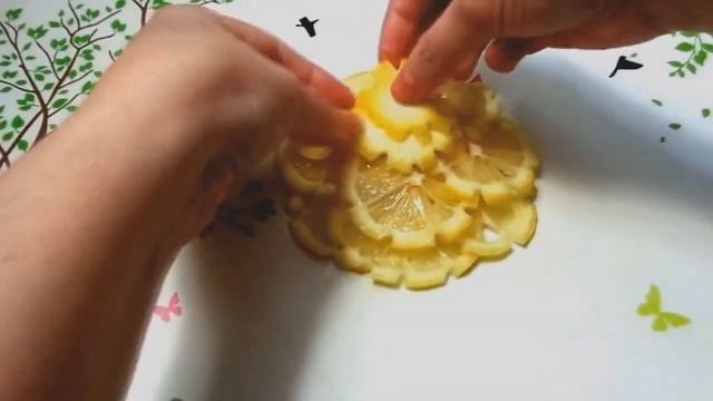 Как Красиво Нарезать Лимон за 30 Секунд! смотреть онлайн