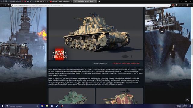 War Thunder - Upcoming Content - M14/41 смотреть онлайн