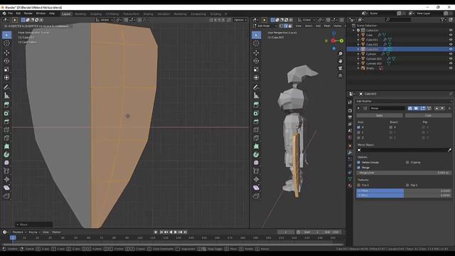 44. Blender Character. Миниатюра "Рыцарь" (часть7) смотреть онлайн