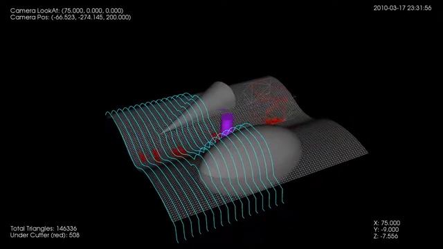 kd-tree search for drop-cutter CAM algorithm смотреть онлайн