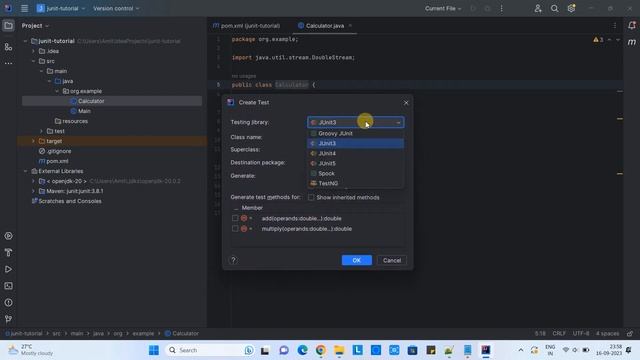 How to set up JUnit for java projects, create tests, and run them || Tutorial for Beginners смотреть онлайн