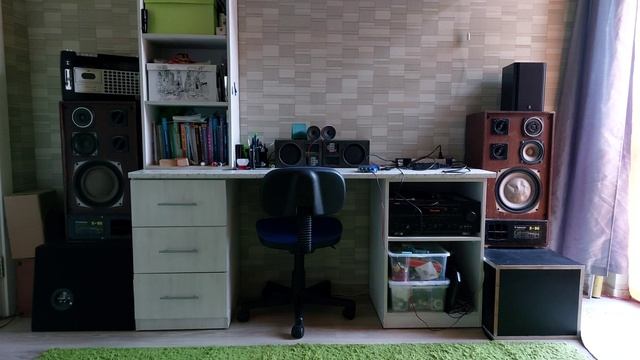 Radiotehnika S-90 с ресивером Yamaha смотреть онлайн