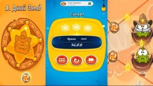 Ам Ням на Диком Западе #8 Cut the Rope Time Travel Путешествие во Времени Детское Игровое Видео
