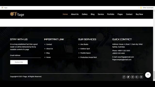 Movie Production & Film Studio WordPress Theme - Ftage смотреть онлайн