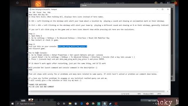 left alt key not working Dota2 | Can't alt ping on ground (Fix 100% Working) | LuckyMarki смотреть онлайн