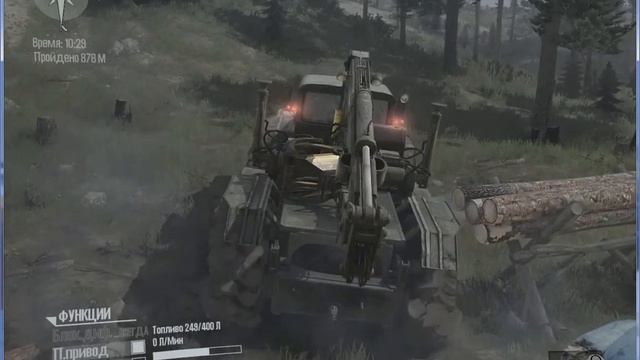 РП/везу дрова к бабушке/SpinTires:MudRunner смотреть онлайн