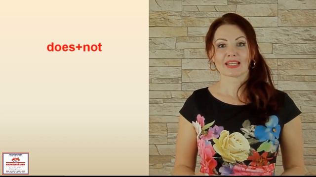PRESENT SIMPLE Отрицательные предложения смотреть онлайн