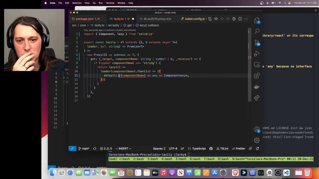 Porting react-lazily from React to SolidJS in one stream?.. смотреть онлайн