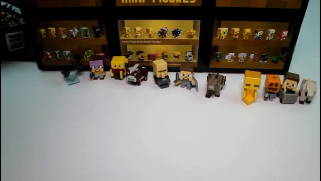 Minecraft Mini Figures Chest Series 1 Blind Box Full Case Unboxing Opening Entire Case Gold Figures смотреть онлайн