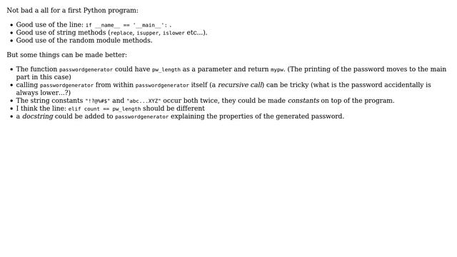 Code Review: Password generator in Python 3.7 (3 Solutions!!) смотреть онлайн