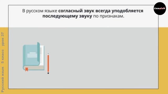 Русский язык 5 класс (Урок№37 - Изменение звуков в потоке речи.) смотреть онлайн