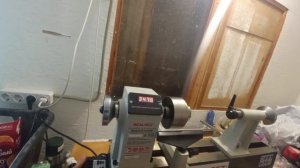 Токарный станок по дереву REALREZ R-1218VD 550 В REZ-R-1218VD 550 W большой подробный обзор тест