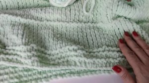 Детский плед из велюровой пряжи HiMalaya