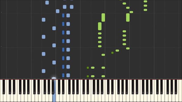 The Simpsons Theme [INSANE Piano Tutorial] (Synthesia) смотреть онлайн