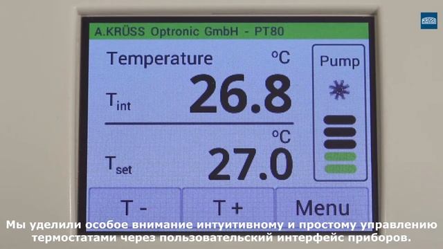 Готовое компактное решение для лабораторий - термостаты A.KRÜSS Optronic (Германия) смотреть онлайн