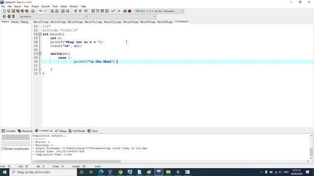 Lập trình C - 17. Câu lệnh switch case trong lập trình C | Tự học lập trình C смотреть онлайн