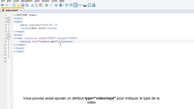7 - HTML - Insérer une vidéo смотреть онлайн