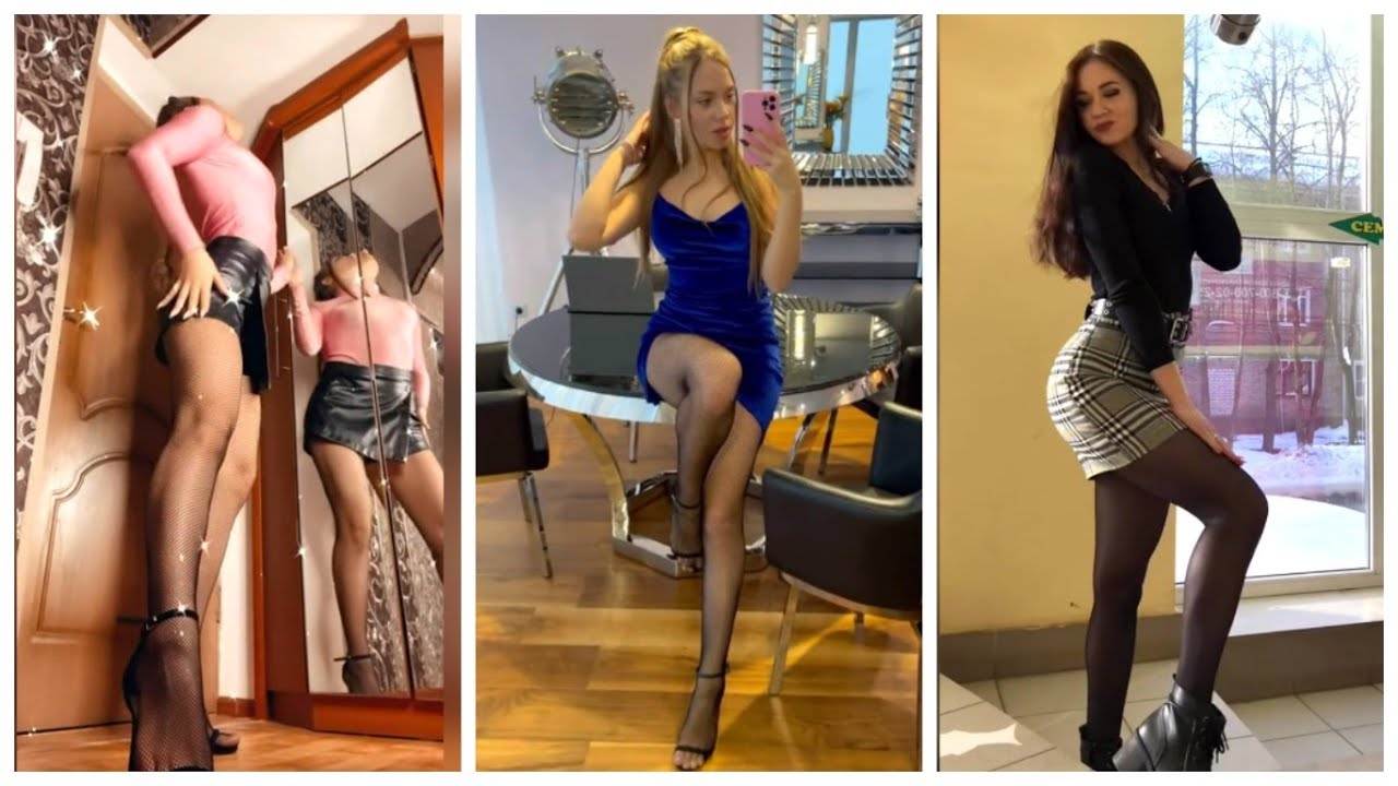 Sexy Nylon Pantyhose & Stocking Girls TikTok Collection#44.mp4