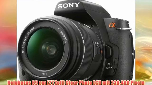 Sony DSLR-A390L SLR-Digitalkamera (149 Megapixel 69 cm (27 Zoll) Display) Kit inkl. DT 18-55 смотреть онлайн