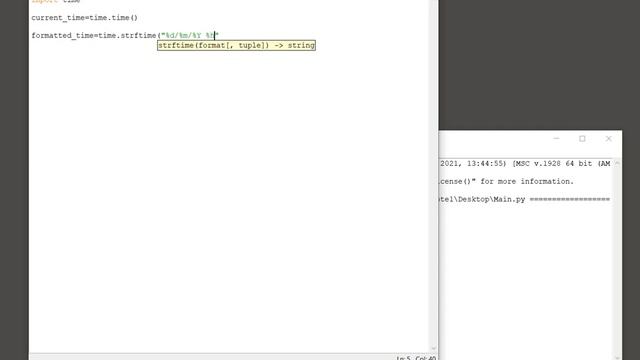 Python Time - Format a time value смотреть онлайн