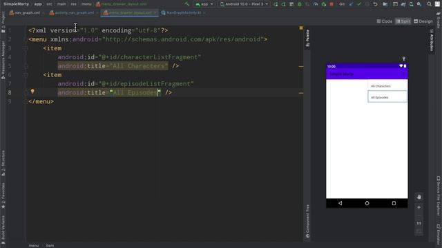 2021 Android Guide: DrawerLayout + Jetpack Navigation Components смотреть онлайн