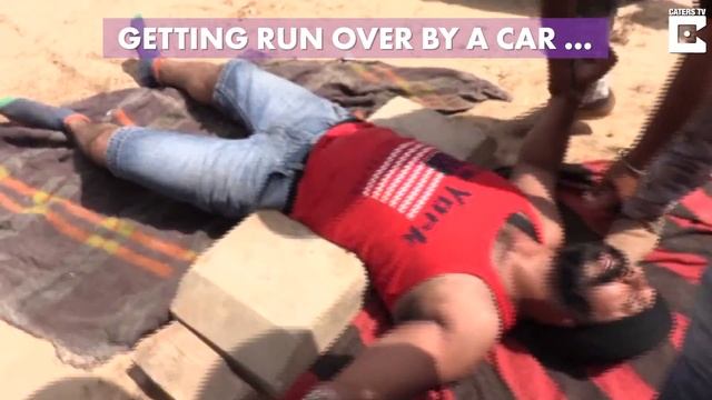 Stuntman Gets Hit in Balls with Sledgehammer, Run Over by Car, Torn Apart by Motorcycles | NY Post смотреть онлайн