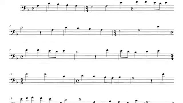 Trombone PlayAlong O Haupt voll Blut und Wunden смотреть онлайн