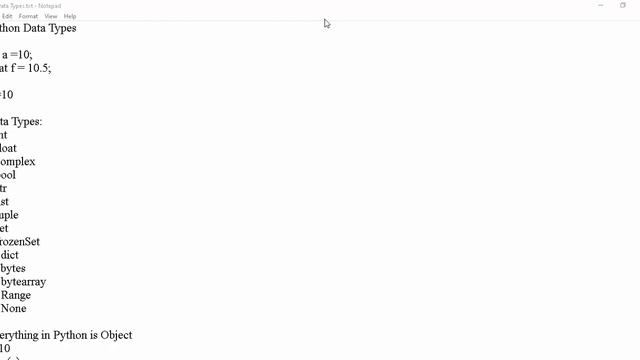 1 Data Types || Introduction смотреть онлайн