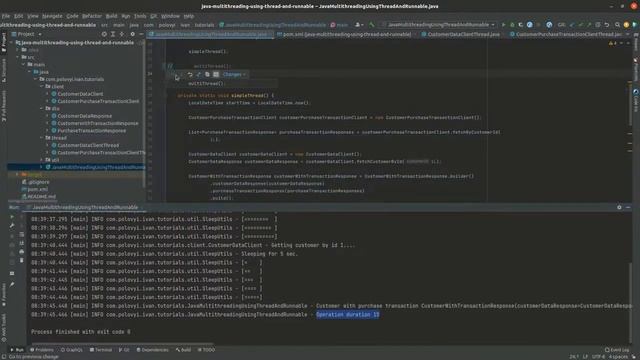 Java Multithreading using Thread and Runnable смотреть онлайн