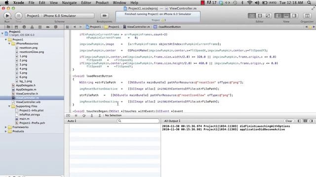iPhone/iPad Apps Development Tutorial: Chapter 8 : Practical Session : Touch Events смотреть онлайн