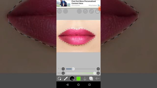 Как рисовать губы в приложении ibisPaint смотреть онлайн