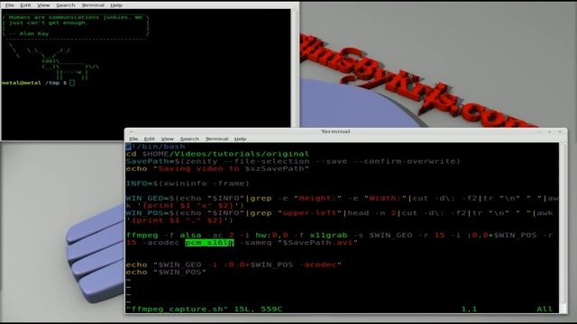 Screen Capture with FFMPEG - BASH - Linux смотреть онлайн