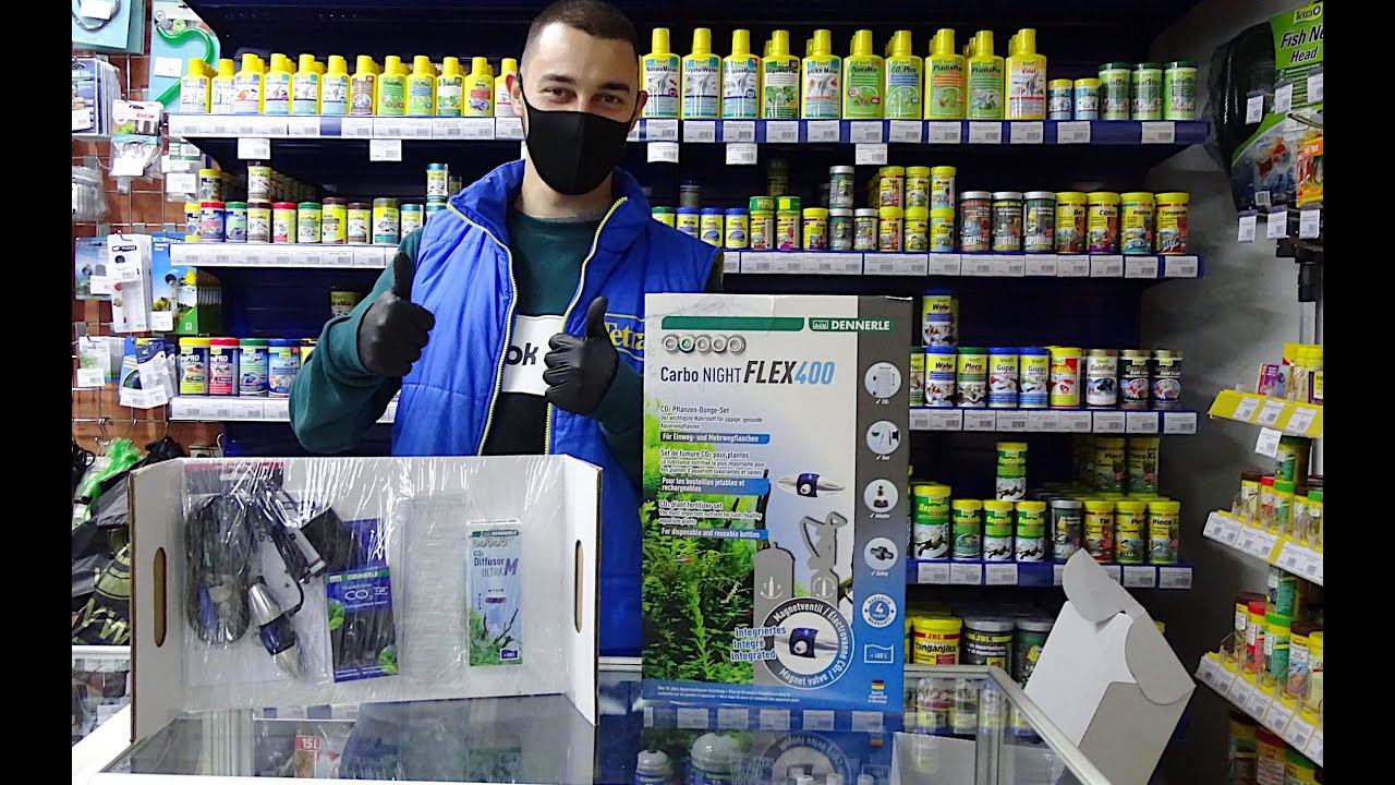 Видеообзор системы CO2 Dennerle Flex400 смотреть онлайн