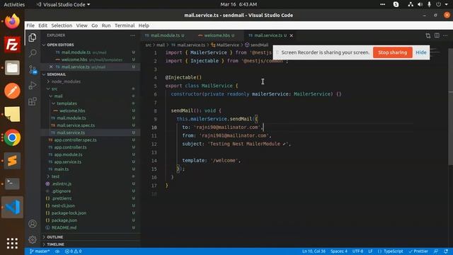 NestJs send email using handlebars Email Templates using NodeMailer | Dynamic Email Templates смотреть онлайн