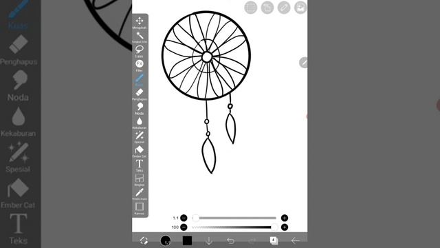 HOW TO DRAW DREAM CATCHER | IBIS PAINT X ANDROID DRAWING | EASY DRAWING TUTORIAL смотреть онлайн