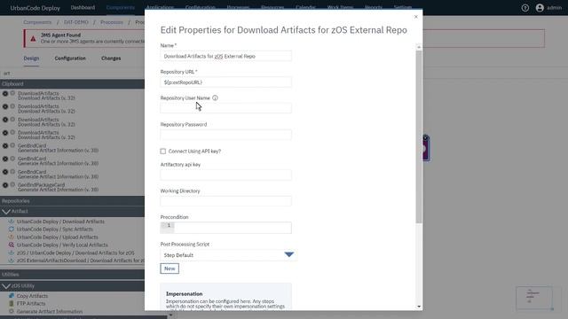 UCD v7.1.1 Update a component process to use Artifactory Plugin смотреть онлайн