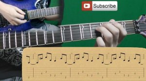 How To Play Metallica - Enter Sandman (All Rhythm Part) Как играть, Guitar lesson