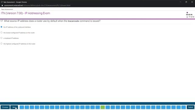 Modules 11 -13 : IP Addressing Exam смотреть онлайн
