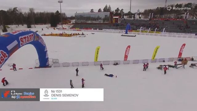 ROSTEC DEMINO SKI MARATHON Semenov Denis номер 1531 смотреть онлайн