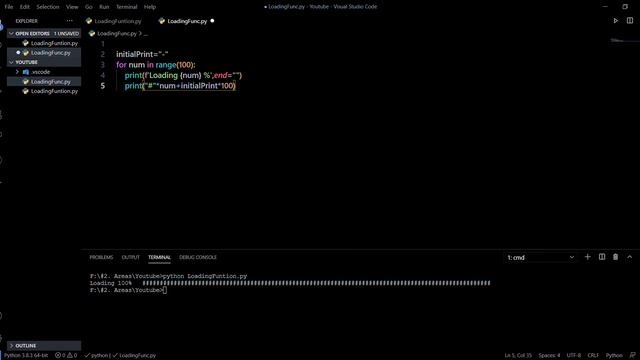 Creating Loading Simulation or Progress Bar in Terminal with 4 Lines of Python Explained | GUI смотреть онлайн