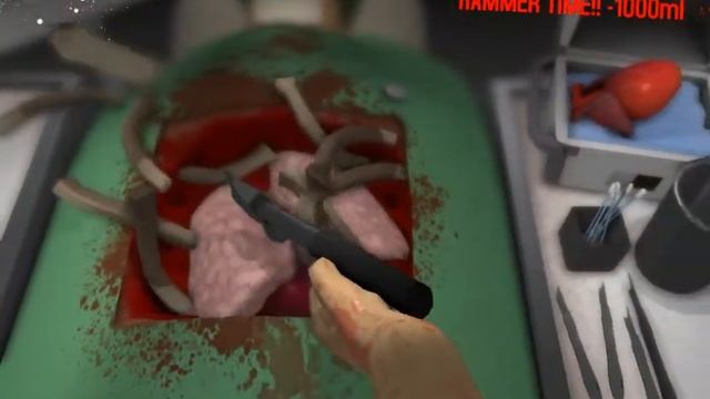Как быстро поменять сердце-Surgeon Simulator 2013 (demo) смотреть онлайн