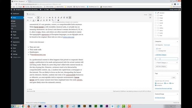 Post Categories and Tags in WordPress смотреть онлайн