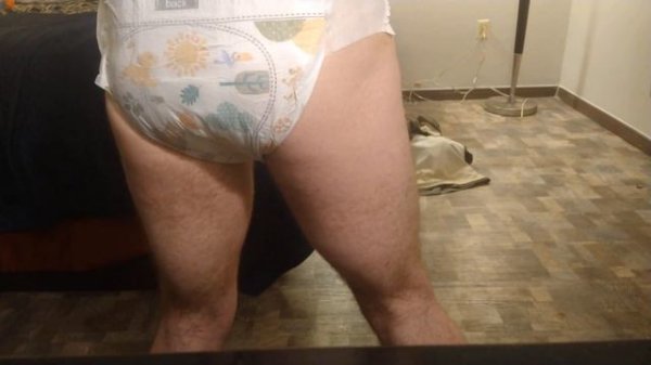 TRY ON Huggies Little movers size 7 diapers wearing abdl diaper lover